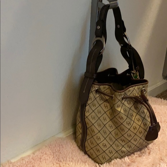 Dooney & Bourke Signature Canvas Bucket Bag - Picture 2 of 5